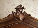 Antique Wooden Cabinet with Mirror