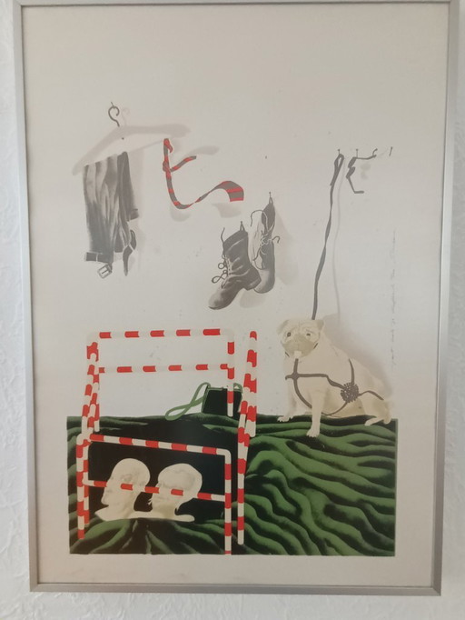 Screen print Traveaux by Geert Mols