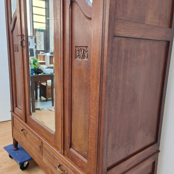Image 1 of Vintage Antique wardrobe closet detachable wardrobe