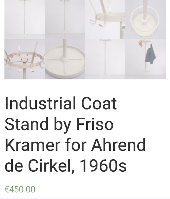 Image 1 of Appendiabiti di design anni '60 Friso Kramer Cirkel-Ahrend