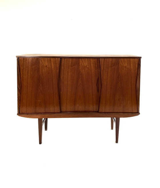 Image 1 of Credenza alta vintage in teak, Danimarca anni '60