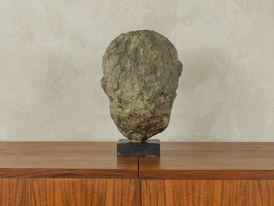 Image 1 of Unique bronze sculpture of Helmut Kohl, Vintage