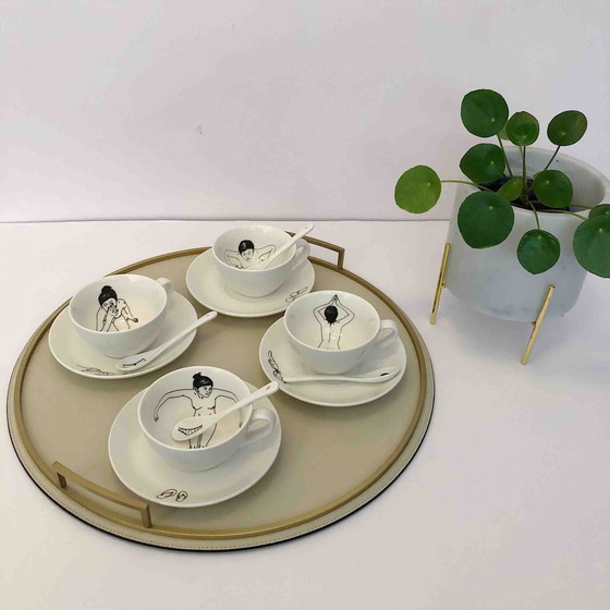 Image 1 of Pols Potten Undressed Tee Cups Set of 4