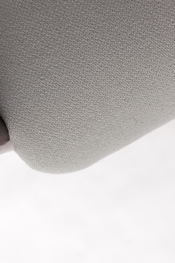 Image 1 of 1 de 4 Fauteuil vintage d'Oswald Beck pour Casala - années 1980 Design allemand, tissu gris