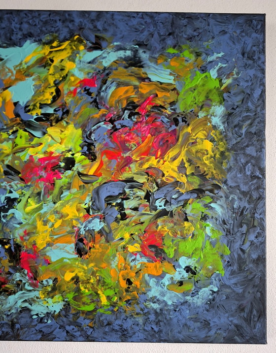 Out Of The Blue – Manou Claire, Paintings & Drawings, Wood, Canvas (photo 4 of 8)