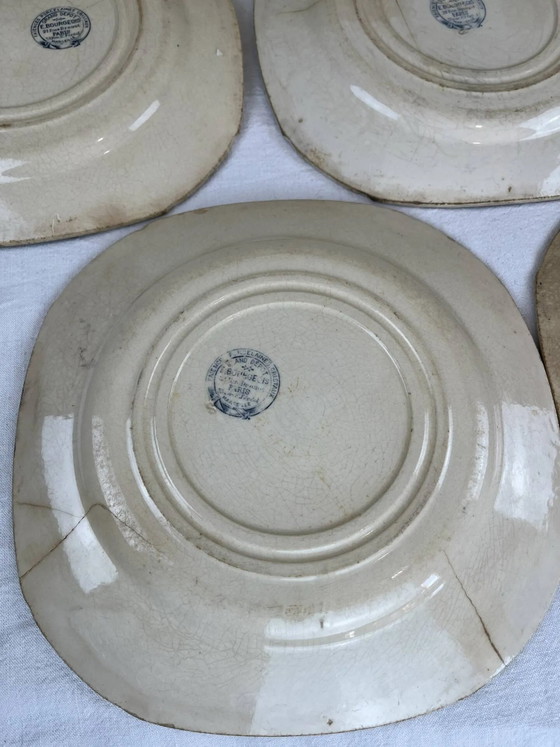Antiker Teller aus dem späten 19. Jahrhundert. – Geschirr, Porcelain (photo 11 of 15)