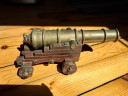 Canon en bronze reproduction grande taille 34 cm