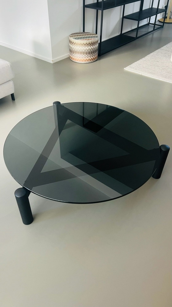 Cassina Table à Plateau - Design Couchtisch – Couchtische, Glas, Holz (photo 3 of 10)