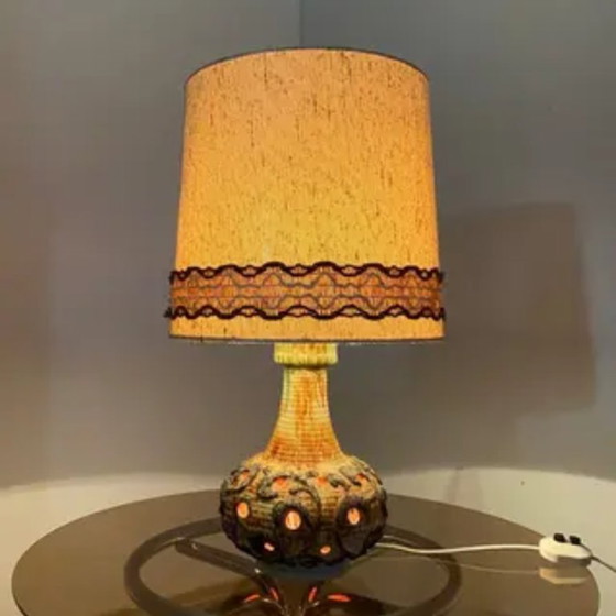 Image 1 of Retro-Tischleuchte aus Keramik, Studio Design, 1970er Jahre