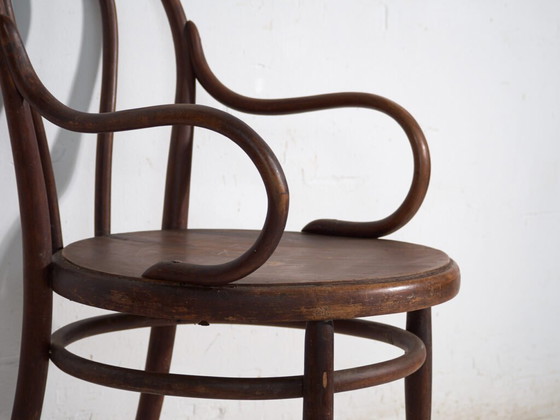 Antique bentwood Thonet armchair – Central Europe, circa 1900 – Metal (photo 17 of 40)