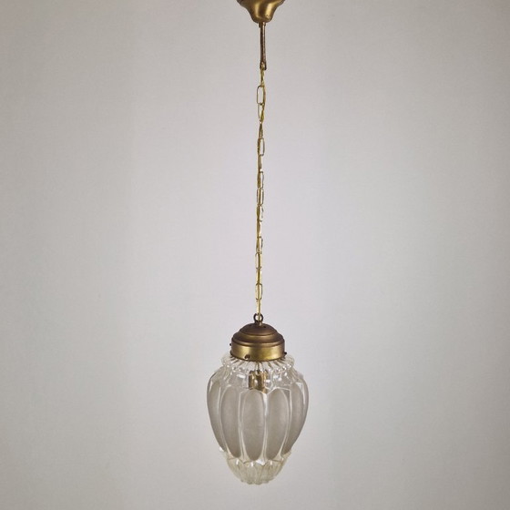Image 1 of Italian Mazzega Murano Glass Pendant Lamp, 1970s