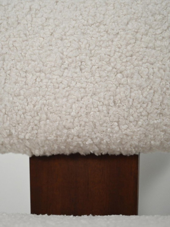 Image 1 of Set di quattro sedie scandinave in lana Bouclé