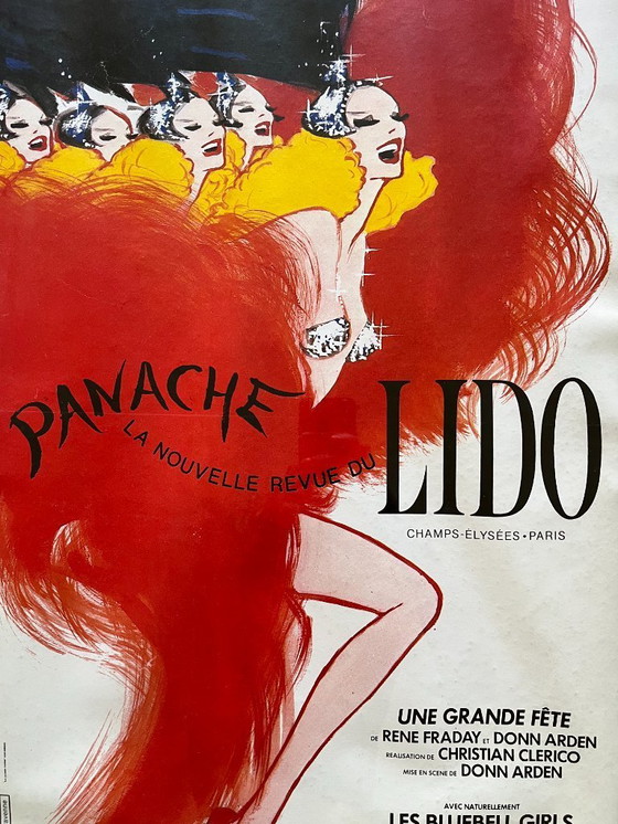 Image 1 of Panache de Lido poster by René Gruau, 1985