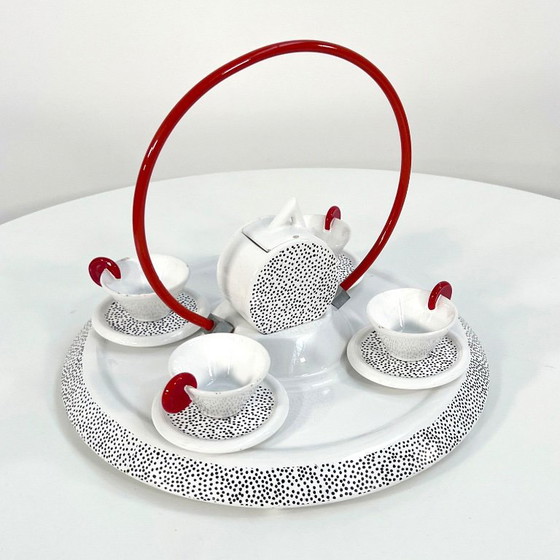 Tea Service by Luigi Saccardo & Materassi Massimo for MAS Italy, 1980s – Tableware, Ceramic (photo 3 of 8)
