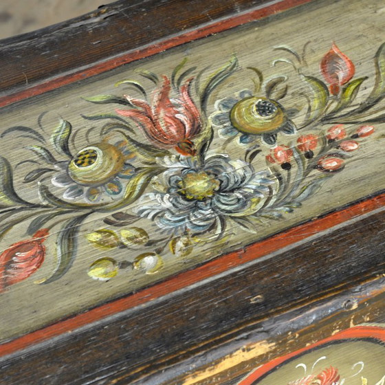 Image 1 of Baúl de bodas de arte popular, circa 1850