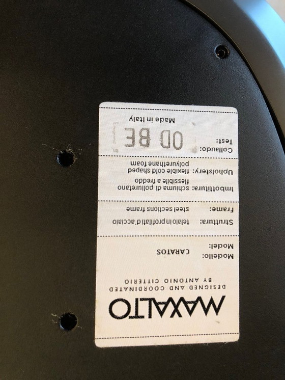 Image 1 of Set van 4 CARATOS loungestoelen - Maxalto