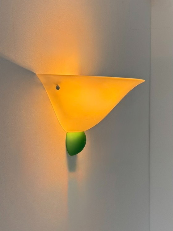 Pair of Vintage Murano Glass Wall Sconces, Italy 1980. – Wall lights (photo 5 of 7)