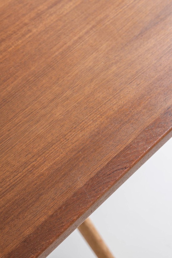 Image 1 of Seltener Hans Wegner 'Sawbuck' Tisch, DK 1960er