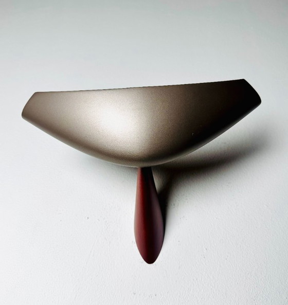 'Servul' Uplighter Wall Lamps by Josep Lluís Cà for Arteluce, Italy 1990s – Wall lights, Wood (photo 7 of 7)