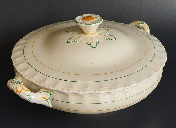 Image 1 of Engelse art-deco terrine met deksel