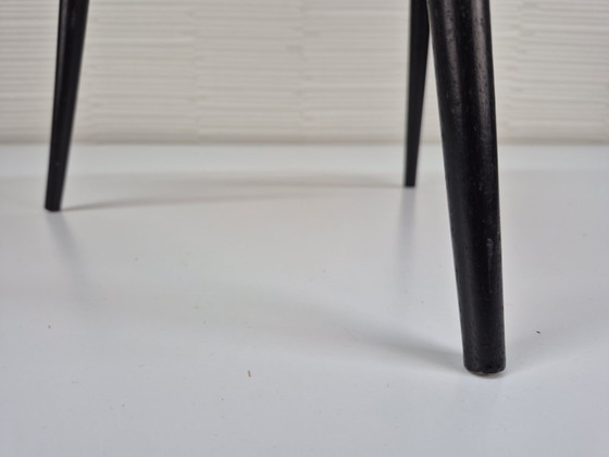 Porta piante vintage, triangolare, anni '60, '70. – Legno (photo 8 of 8)