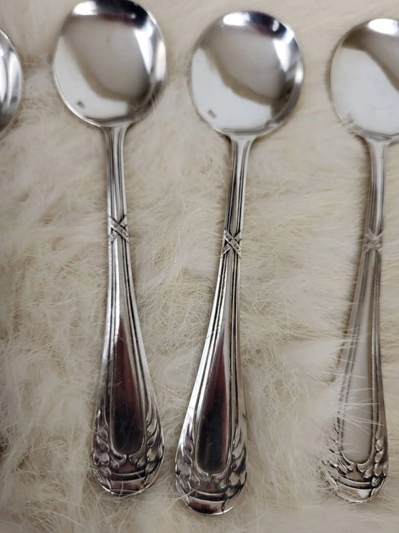 6 silver-plated metal spoons – Cutlery Sets (photo 4 of 10)