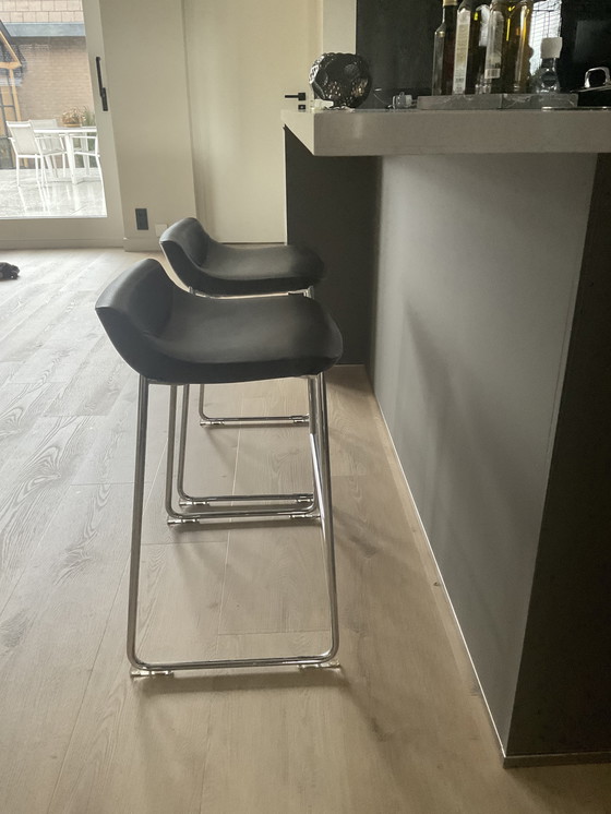 Image 1 of De Sede DS-717 sgabelli da bar 3 pezzi