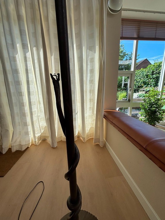 Image 1 of Floor lamp Table lamp Hand-greased Art Nouveau style