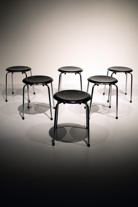 Image 1 of Juego de 6 taburetes Egon Eiermann