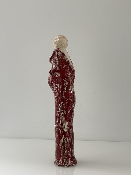 Image 1 of Ceramic statue of a pregnant woman