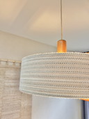 Schöne skandinavische Design verstellbare Pendelleuchte Teak