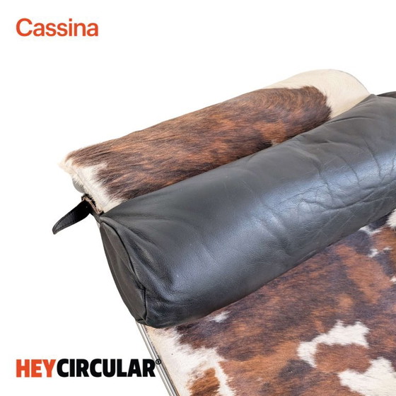 Originale Cassina LC4 Chaise Longue Vintage Le Corbusier Pelle di Mucca, Sedie da camera, Cromo, Multicolore (foto 8 di 15)