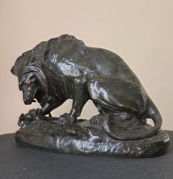 Scultura in bronzo Antonin-Louis BARYE (1796-1875) – Antoine-Louis Barye, Arte (photo 2 of 15)