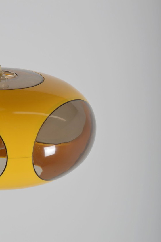 Image 1 of Space age UFO pendant lamp 'Bug Eye' by Massive, 1970s