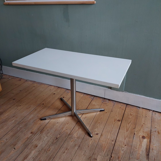 Image 1 of Vintage industrial TV table