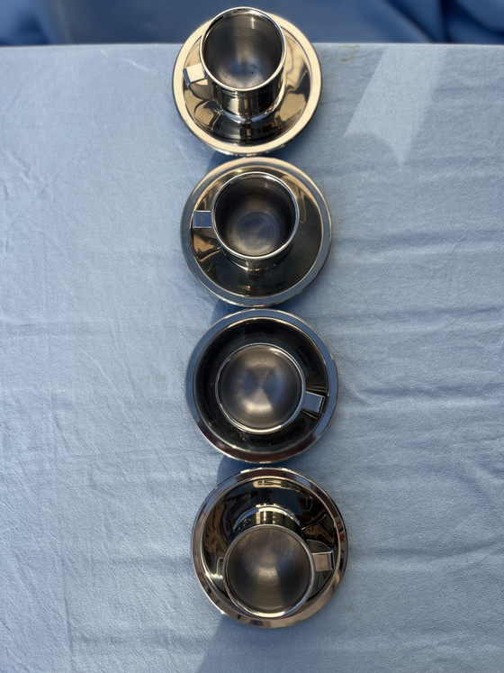 Tazas de espresso italianas de acero inoxidable – prodotti stella, Accesorios de mesa, Metal, rvs (photo 5 of 6)
