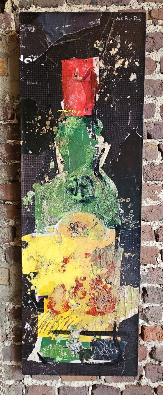 Iconic Pop Art Diptych Jordi Prat Pons - Large Format 120cm High – Paintings & Drawings, Paper, Canvas (photo 3 of 15)