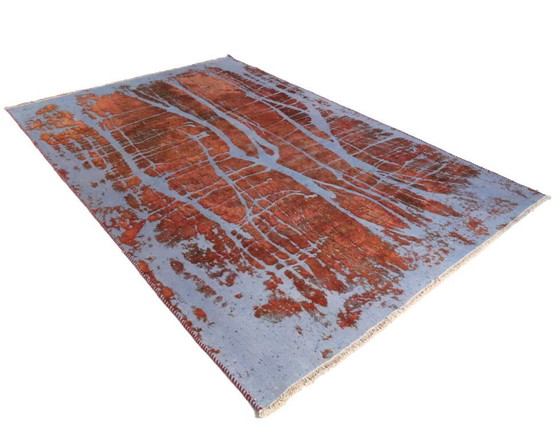 Image 1 of Vintage handgemaakt vloerkleed 256x185 cm