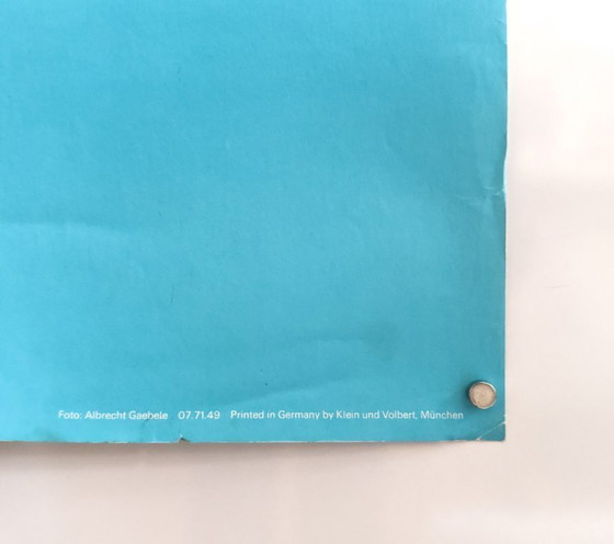 Image 1 of ⚔️ Monaco 1972 – Fechten (Scherma) – Poster originale A0 di Otl Aicher | 118,9×84,1 cm| Plakat | Germania occidentale