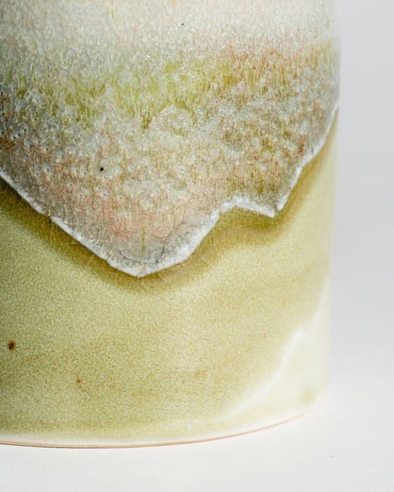 Image 1 of Barbara Stehr Organic Drip Glaze Ceramic Vase Trio – Germany, 1980s–1990s