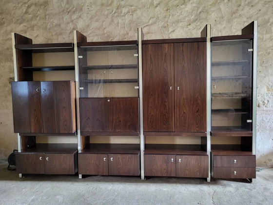 Library / living room. Late 1970s Roche Bobois. – Bookcases, Wood (photo 10 of 20)