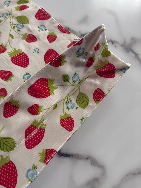 Image 1 of English strawberry tote bag