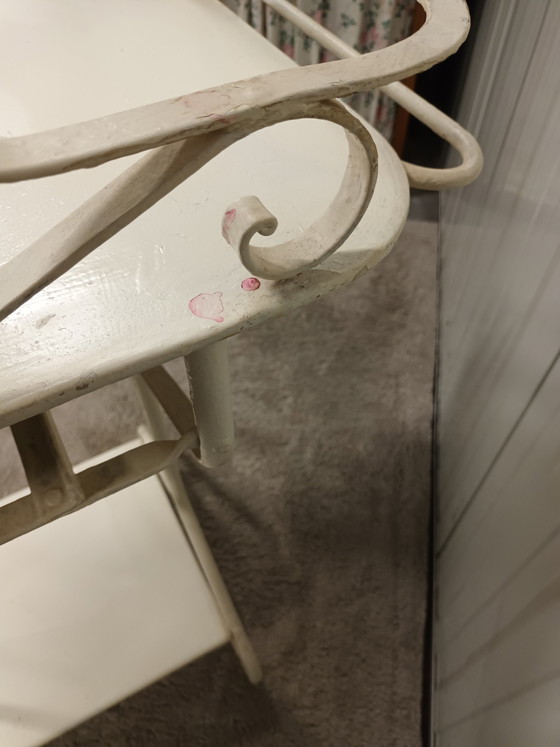 Image 1 of Beistelltisch aus Metall mit Schublade