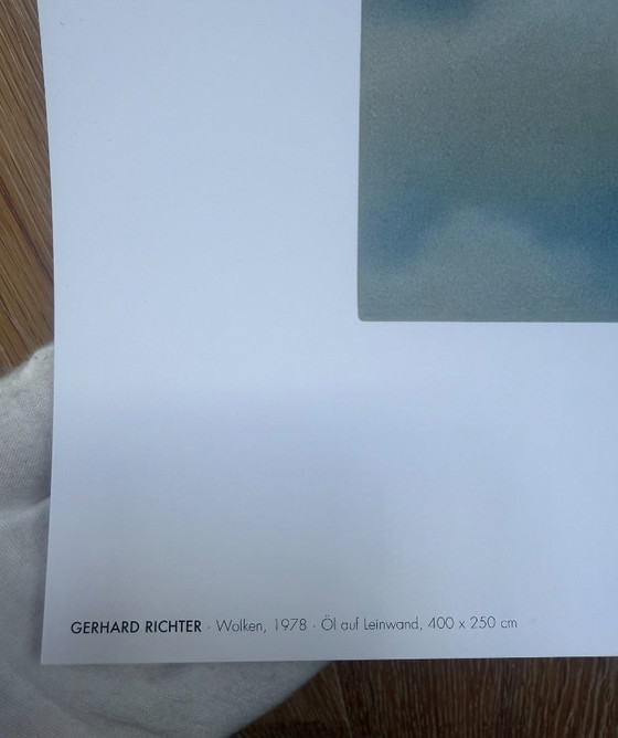 Image 1 of Gerhard Richter, Wolken, 1978, copyright Gerhard Richter 2021, Kunstsammlung Nordrhein-Westfalen, Printed in Germany