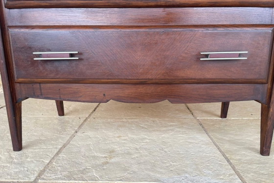 Commode vintage en noyer de style Art déco, années 1950 – Wood (photo 16 of 28)