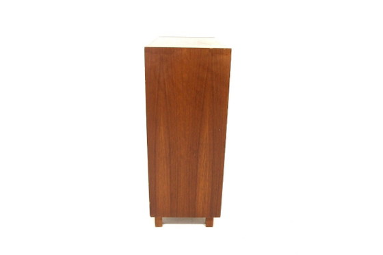 Image 1 of Skandinavische „Tallboy“-Kommode aus Teakholz, Schweden, 1960
