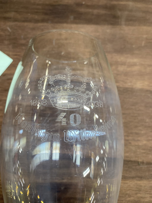 Vaso commemorativo 1938, 40 anni della regina Guglielmina