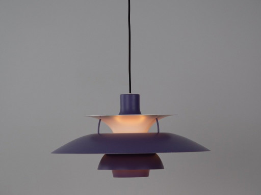 Lámpara colgante danesa vintage PH 5 de Poul Henningsen, Louis Poulsen, 1958