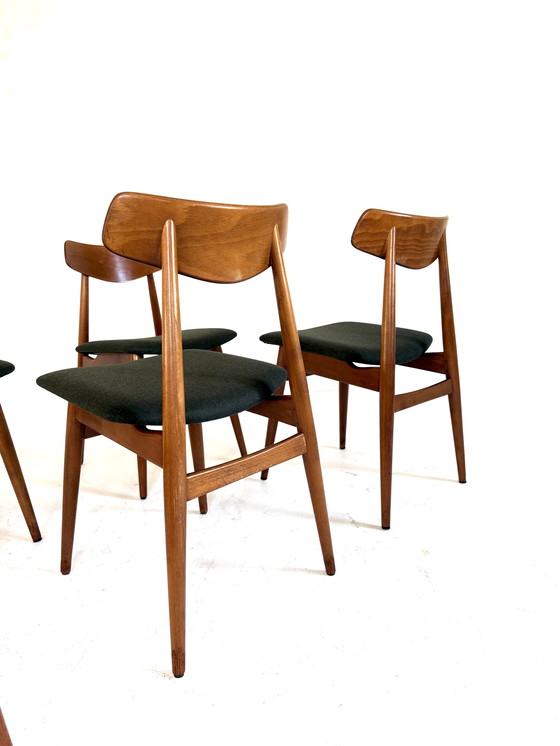 Image 1 of 6 sedie da pranzo restaurate, Habeo '60