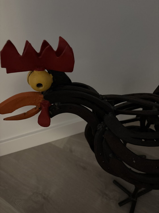 Art Object Rooster Jörg Ridderbusch – Decorative Objects, Metal (photo 3 of 11)